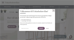 Desktop Screenshot of fiskarhedenvillan.se