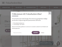Tablet Screenshot of fiskarhedenvillan.se